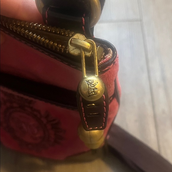 Vintage Juicy Couture Pink and Black Crossbody Bag - Picture 7 of 7